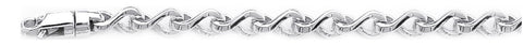 5.6mm Wishbone Link Bracelet custom made gold chain