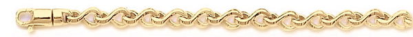 18k yellow gold chain, 14k yellow gold chain 4.4mm Wishbone Chain Necklace