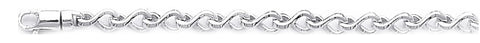 4.4mm Wishbone Link Bracelet custom made gold chain