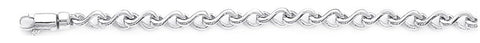 3.8mm Wishbone Link Bracelet custom made gold chain
