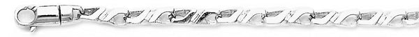 18k white gold chain, 14k white gold chain 4.6mm Evolution Chain Necklace