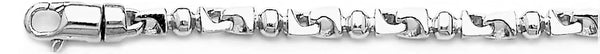 18k white gold chain, 14k white gold chain 5.8mm Mathias Link Bracelet