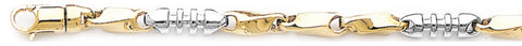 4.6mm Tempo Chain Necklace custom made gold chain