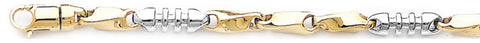4.6mm Tempo Link Bracelet custom made gold chain