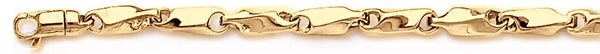 18k yellow gold chain, 14k yellow gold chain 4.3mm Bendino Chain Necklace