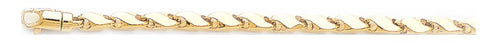 4.3mm Sleek Link Bracelet custom made gold chain