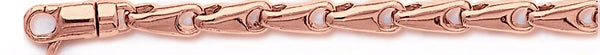 14k rose gold, 18k pink gold chain 5.5mm Cosmo Link Bracelet