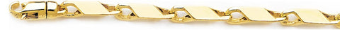 5.5mm Mirage Link Bracelet custom made gold chain