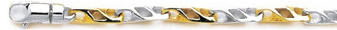 6mm Kharma Link Bracelet custom made gold chain