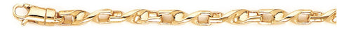 4.6mm Harmony Link Bracelet custom made gold chain