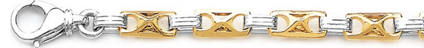 6.4mm Boyd Link Bracelet custom made gold chain