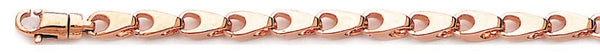 14k rose gold, 18k pink gold chain 4.2mm Accent Chain Necklace