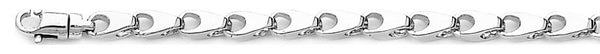 18k white gold chain, 14k white gold chain 4.2mm Accent Chain Necklace