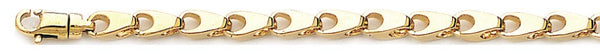 4.2mm Accent Link Bracelet custom made gold chain