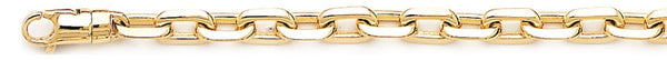 6mm Ombre Link Bracelet custom made gold chain