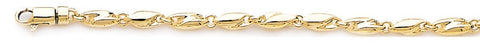 3.5mm Elipse Chain Necklace custom made gold chain