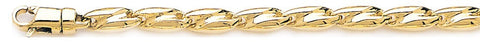 5mm Elipse Link Bracelet custom made gold chain