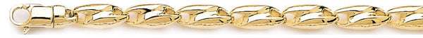 18k yellow gold chain, 14k yellow gold chain 5.6mm Elipse Link Bracelet