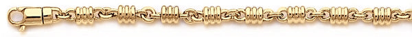 18k yellow gold chain, 14k yellow gold chain 4.2mm Sofia Link Bracelet