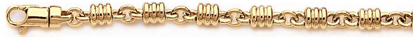 18k yellow gold chain, 14k yellow gold chain 5.2mm Sofia Chain Necklace
