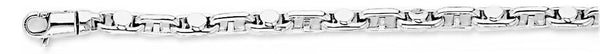 18k white gold chain, 14k white gold chain 4.1mm Anchor Zone Link Bracelet