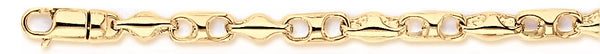 18k yellow gold chain, 14k yellow gold chain 4.7mm Moonwalk Chain Necklace
