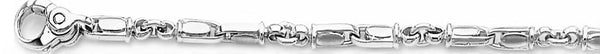 18k white gold chain, 14k white gold chain 3.7mm Danso Link Bracelet