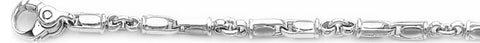 3.7mm Danso Link Bracelet custom made gold chain