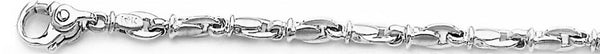 18k white gold chain, 14k white gold chain 4.4mm Destiny Chain Necklace