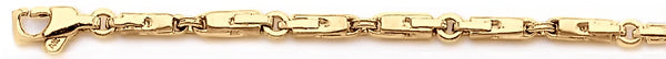 18k yellow gold chain, 14k yellow gold chain 3mm Lolara Chain Necklace