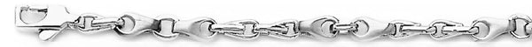 18k white gold chain, 14k white gold chain 4.3mm Loli Link Bracelet