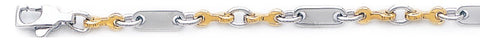 4mm Tag Chain Necklace custom made gold chain
