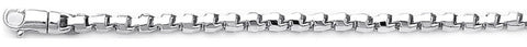 3.3mm Rounded Box Link Bracelet custom made gold chain