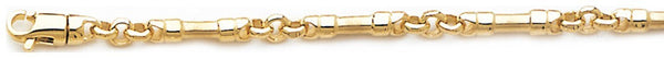 4.2mm Dog Bone Chain Necklace