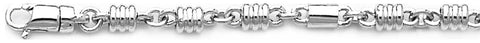 5.2mm Captain Link Bracelet custom made gold chain