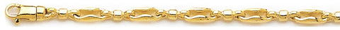 4.1mm Hipster Link Bracelet custom made gold chain