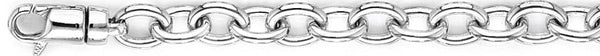 7.8mm Open Rolo Link Bracelet custom made gold chain