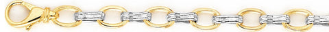 6.8mm Lucia Link Bracelet custom made gold chain