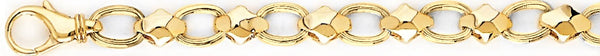 18k yellow gold chain, 14k yellow gold chain 6.9mm Lola Link Bracelet