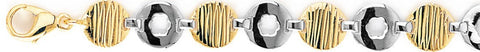 9.7mm Geo III Link Bracelet custom made gold chain