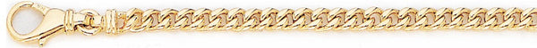 18k yellow gold chain, 14k yellow gold chain 4.4mm Miami Cuban Curb Link Bracelet