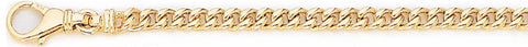 4.4mm Miami Cuban Curb Link Bracelet custom made gold chain