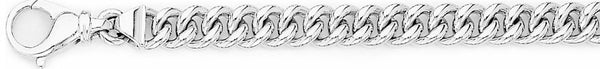 18k white gold chain, 14k white gold chain 7.4mm Miami Cuban Curb Link Bracelet