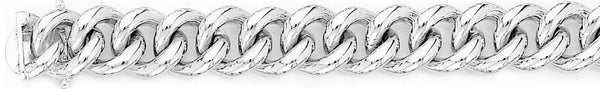 18k white gold chain, 14k white gold chain 12mm Miami Cuban Curb Chain Necklace