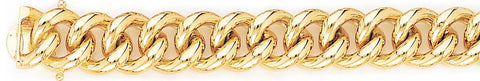 13mm Miami Cuban Curb Link Bracelet custom made gold chain