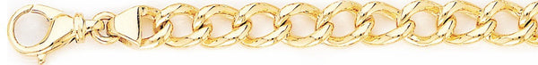 9mm Open Miami Cuban Curb Link Bracelet custom made gold chain