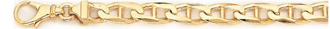 6.6mm Anchor Chain Necklace custom made gold chain