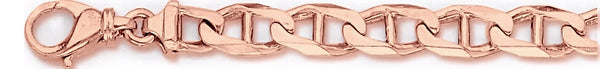 14k rose gold, 18k pink gold chain 8.5mm Anchor Link Bracelet