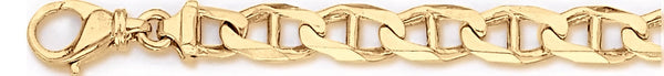 18k yellow gold chain, 14k yellow gold chain 8.5mm Anchor Link Bracelet