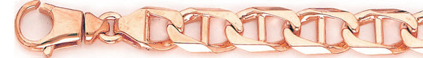14k rose gold, 18k pink gold chain 10.9mm Anchor Link Bracelet